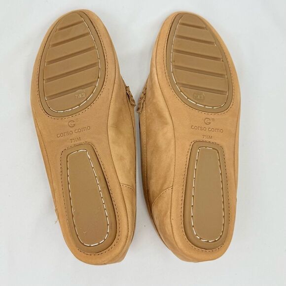 Corso Como BIRGITTA Light Brown Soft Leather Tassel Toe Driving Loafers - Picture 13 of 16